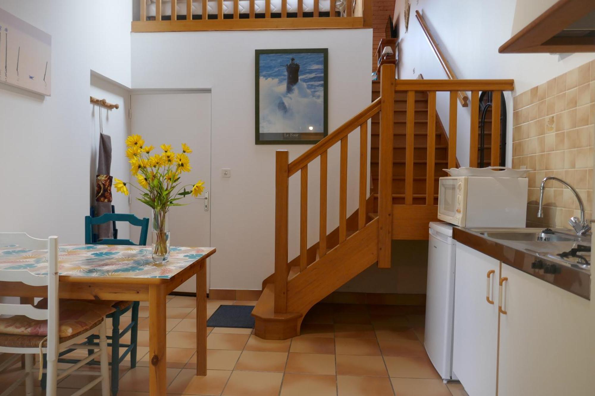 Grand Studio Duplex Avec Jardin Ла-Трините-сюр-Мер Экстерьер фото